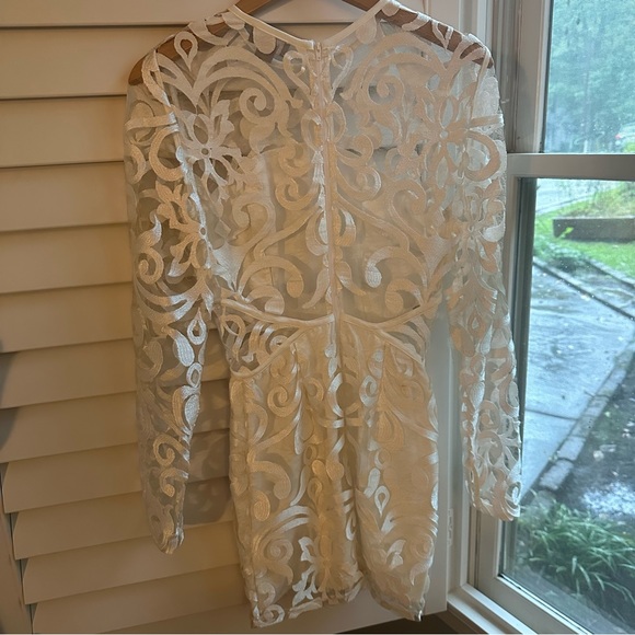 White Lace Finders Keepers Dress - Picture 5 of 8